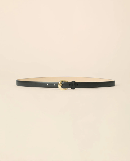Brooks Brothers Women's B-Low the Belt Kennedy Skinny Belt | Black | Size Medium | Brooks Brothers