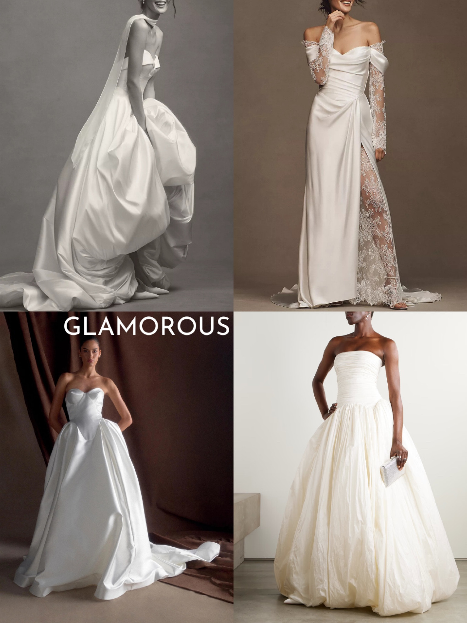 Dream wedding dress, unlocked ✨ From modern and minimalistic to boho and free spirited, we’ve rounded up wedding dresses by theme to help you find your perfect match.
