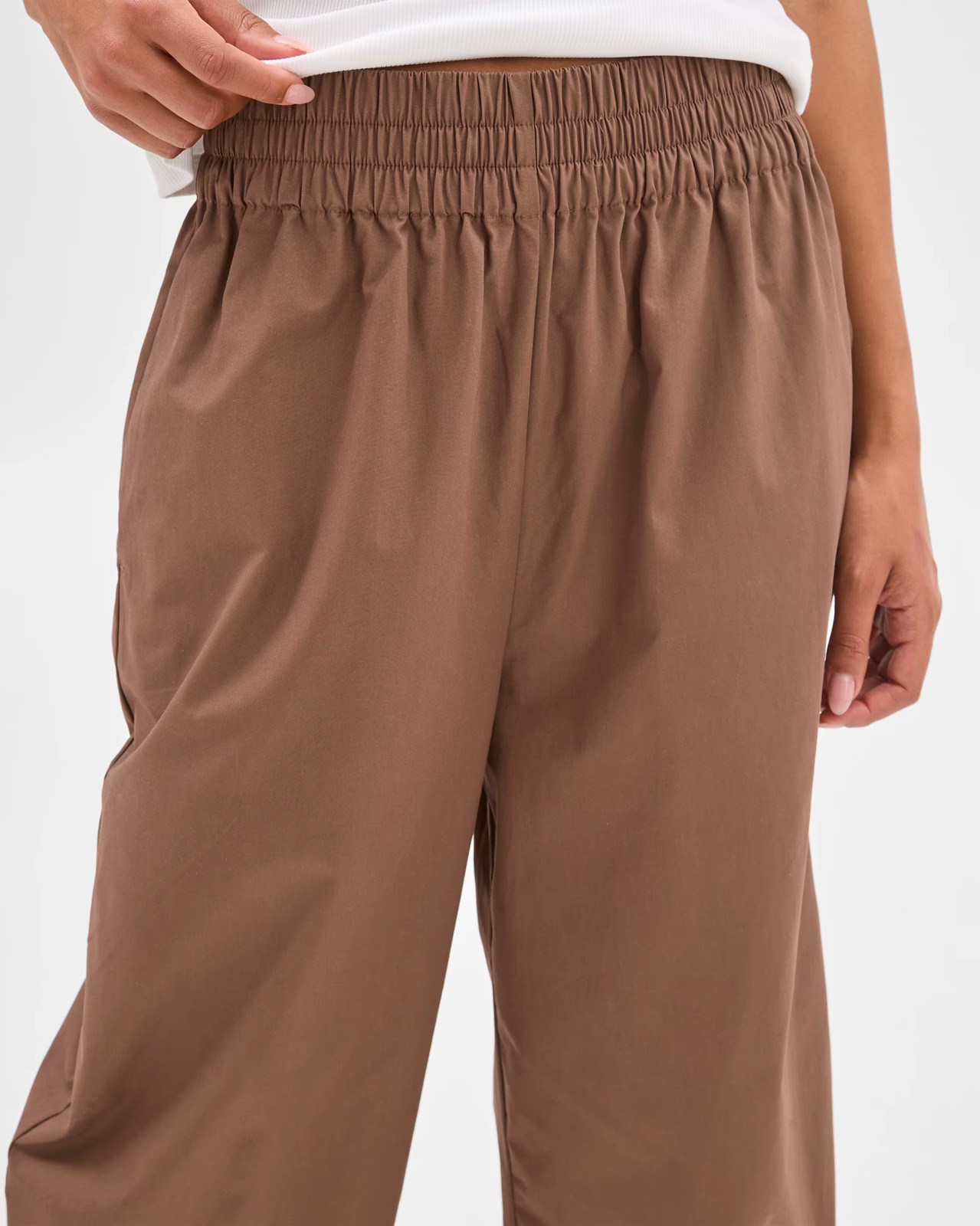Button Hem Pants - Soft Chocolate | Target AU