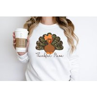 Thanksgiving Shirt, Thankful Mama Turkey Camo Of Boys Shirt | Etsy (US)