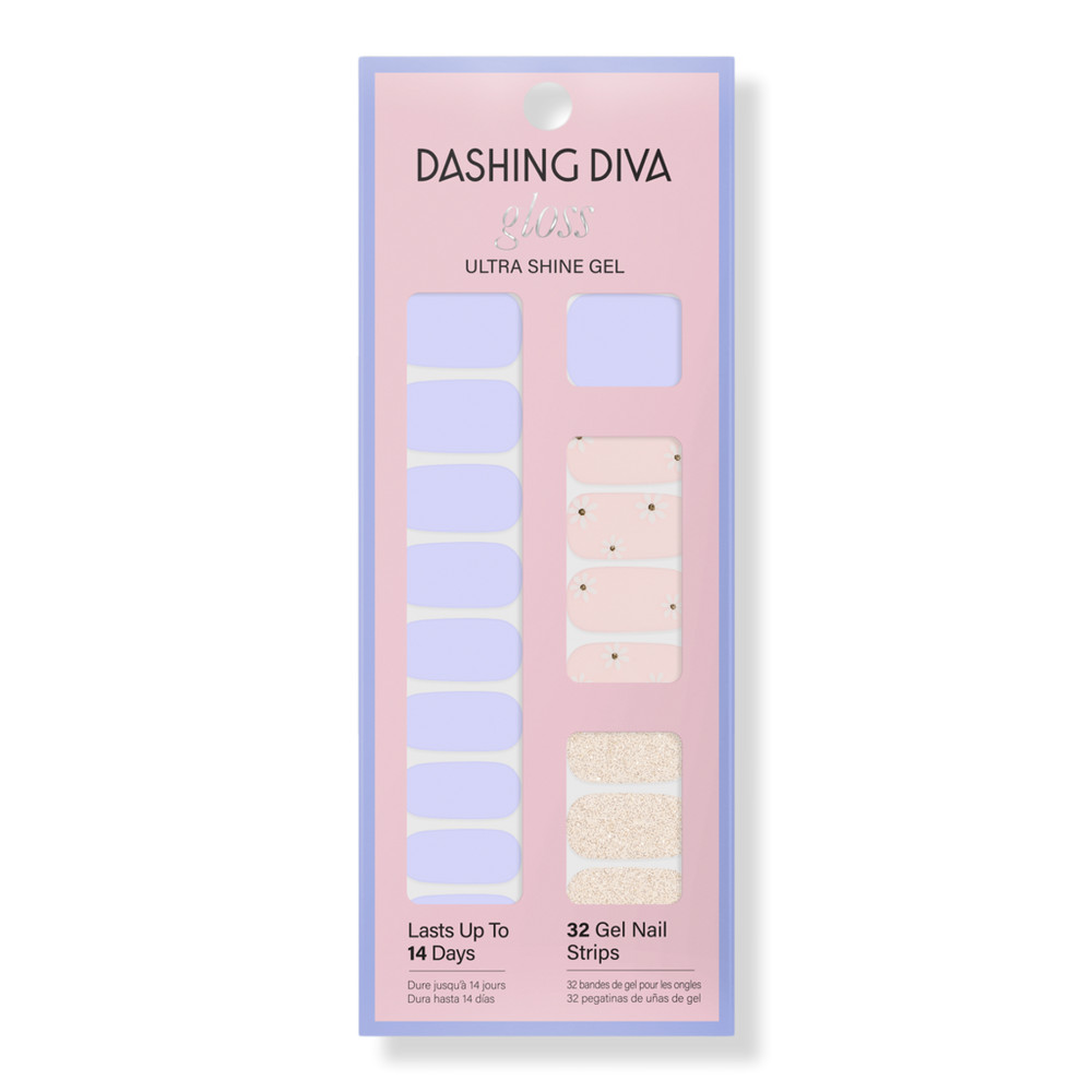 Dashing Diva Gloss Ultra Shine Gel Nail Strips - Down Down Daisy | Ulta