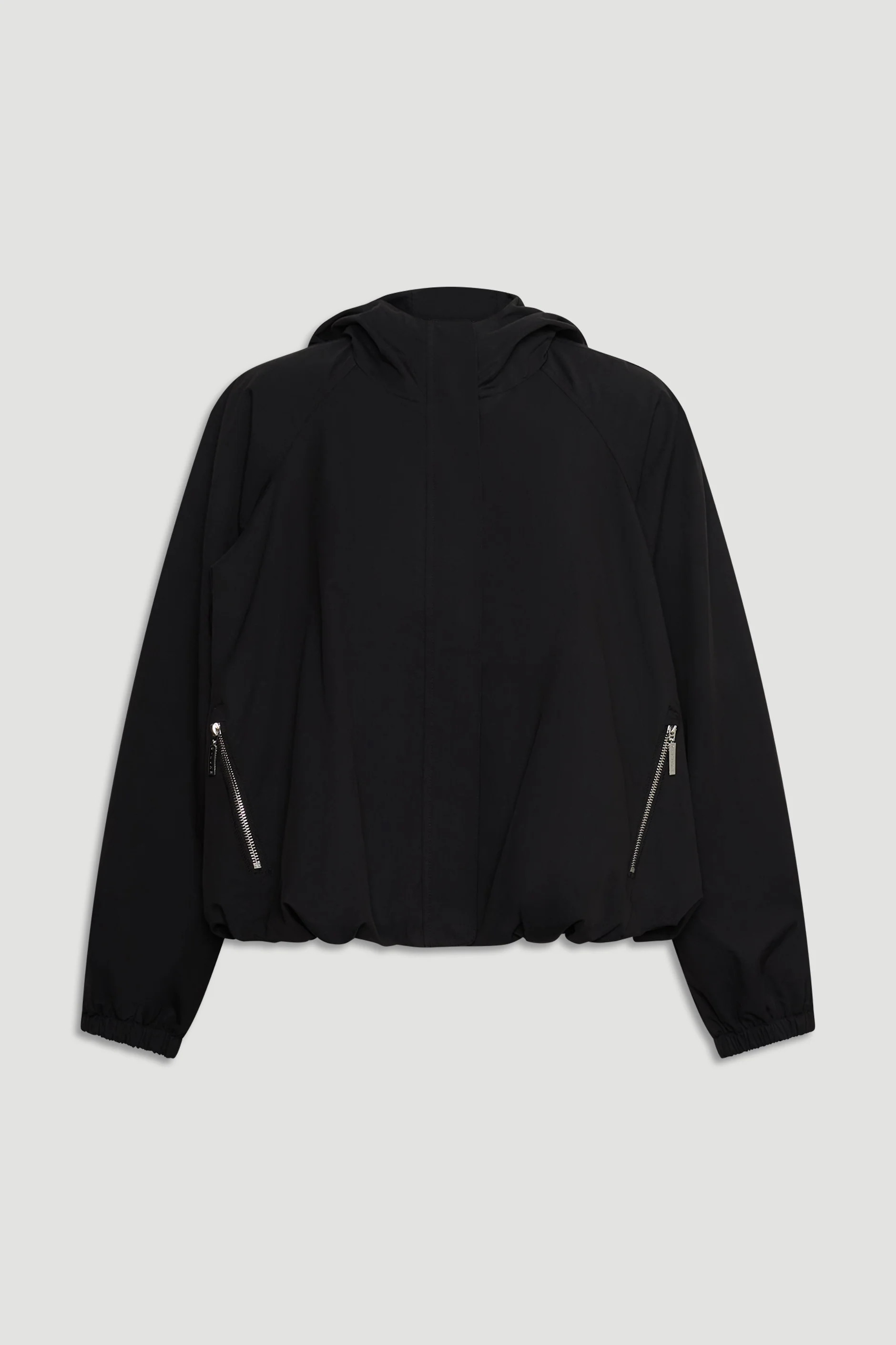 D-Luxe Hooded Parka Jacket - Black | DECJUBA