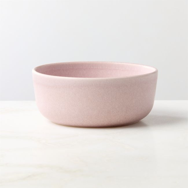 Drift Lilac Soup Bowl with Reactive Glaze | CB2