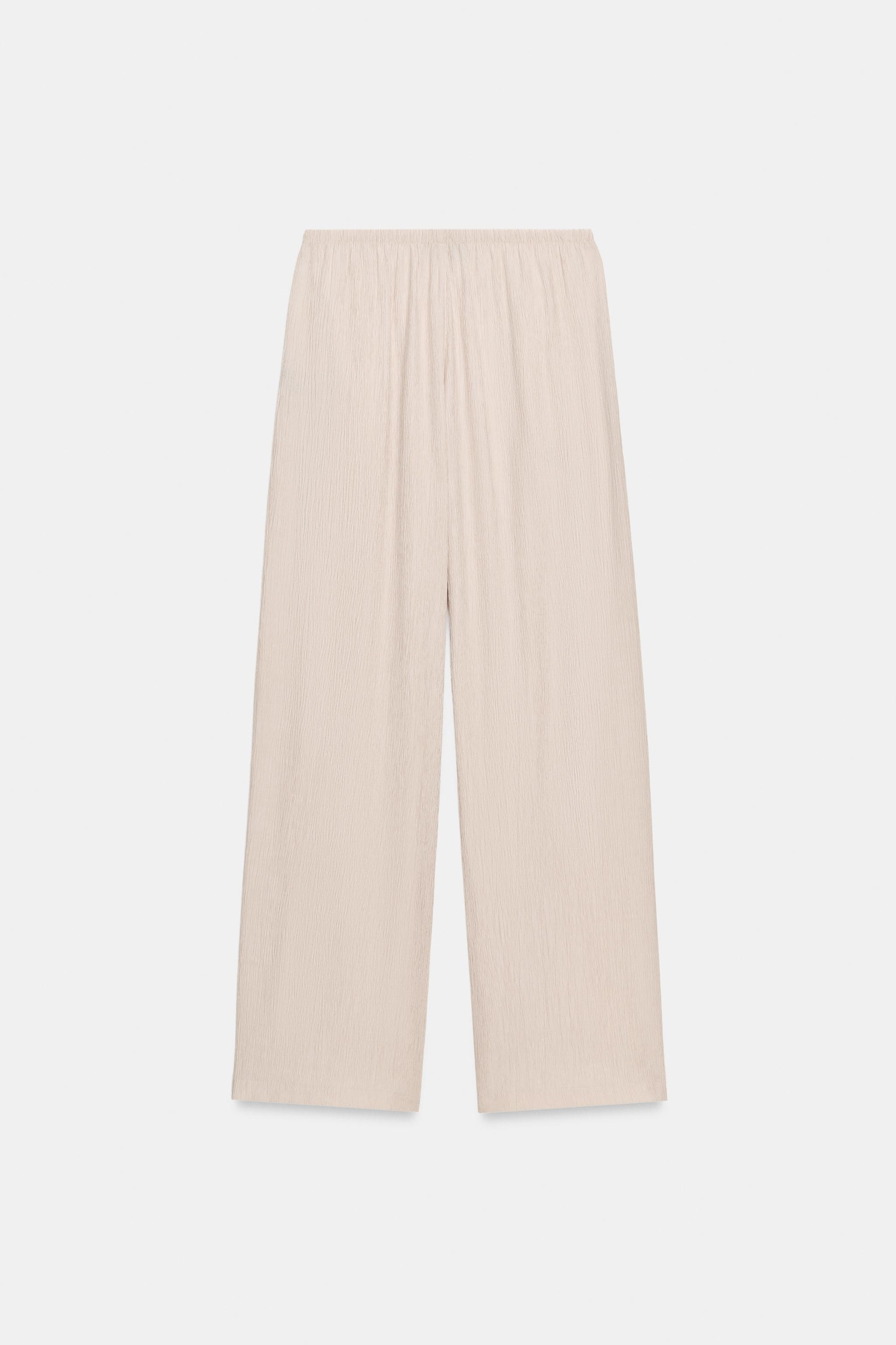 FLOWY STRAIGHT LEG PANTS | Zara US