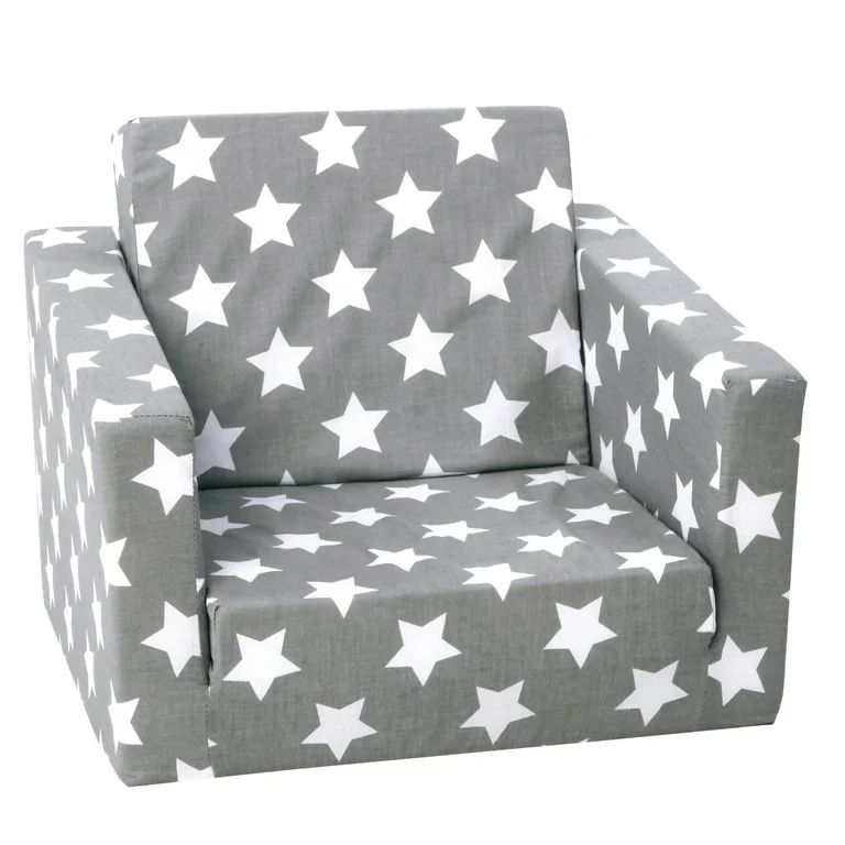 DELSIT Toddler Chair & Kids Sofa - European Made Children's 2 in 1 Flip Open Foam Single Sofa, To... | Walmart (US)