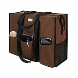 TOPDesign Utility Water Resistant Tote Bag with 13 Exterior & Interior Pockets, Top Zipper Closur... | Amazon (US)