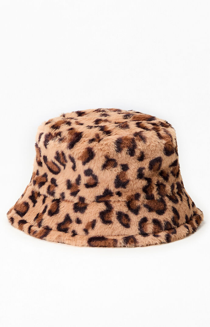 Faux Fur Bucket Hat in Leopard | PacSun