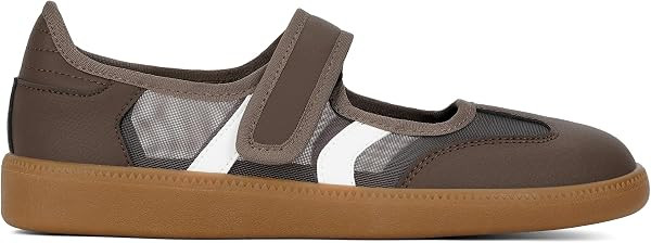 Mary Jane Sneakers for Women Slip on Ballet Flats Walking Retro Sneakers | Amazon (US)