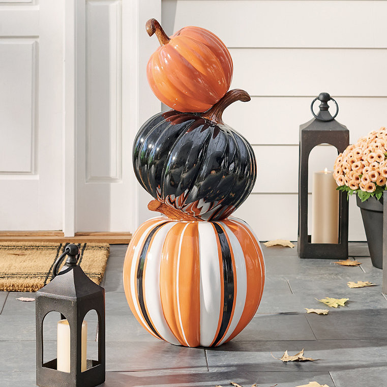 Prima Pumpkin Stack - Grandin Road | Grandin Road