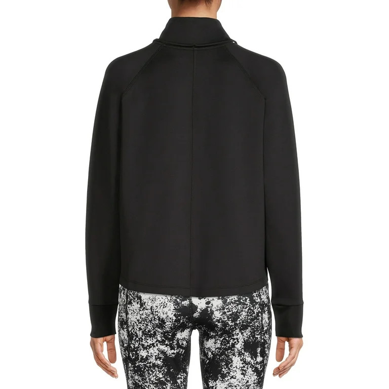 Avia Women’s Quarter-Zip Scuba Pullover With Adjustable Drawcord | Walmart (US)