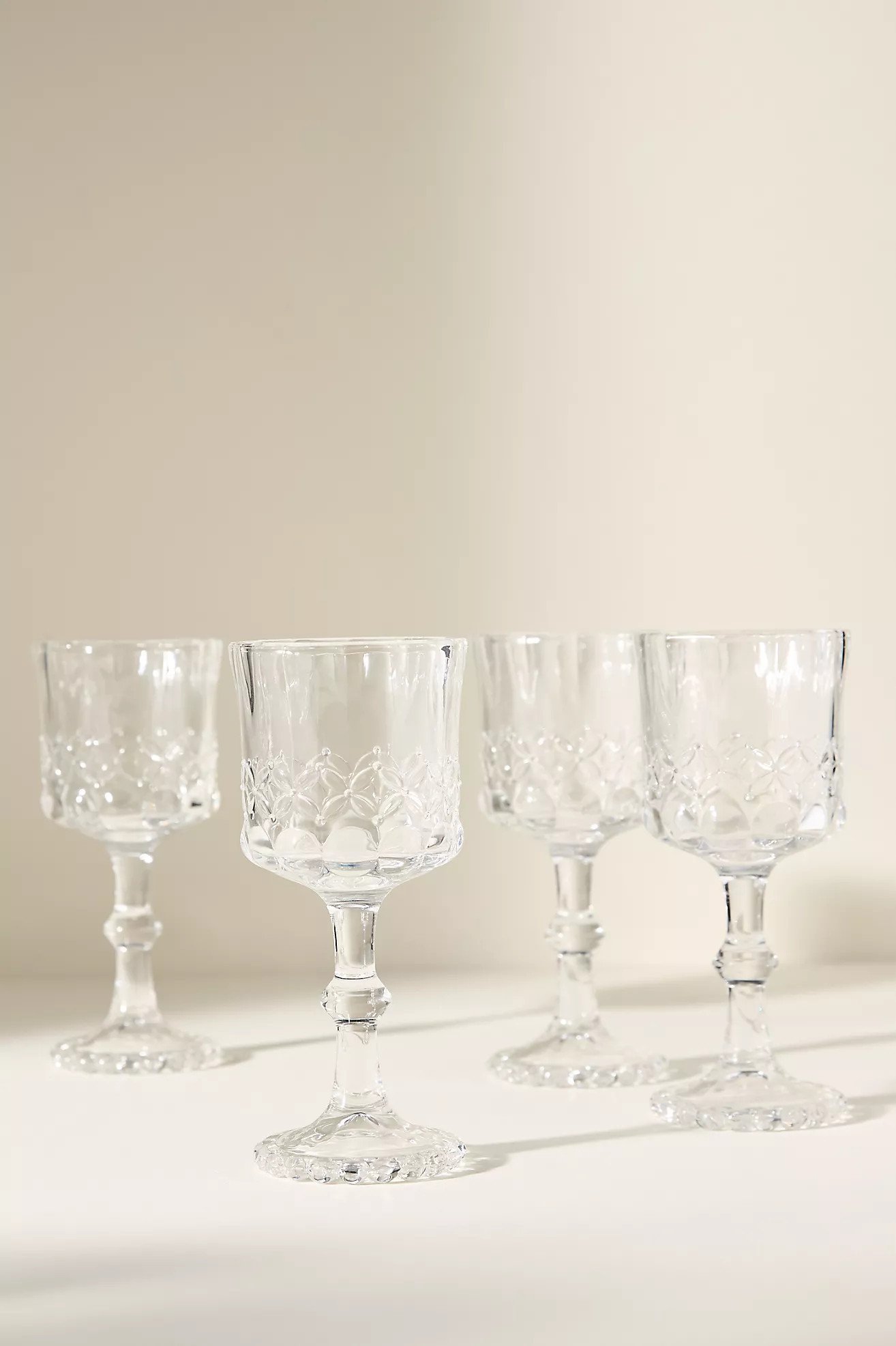 Savannah Wine Glasses, Set of 4 | Anthropologie (US)