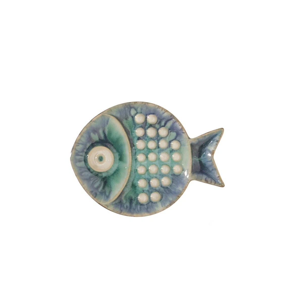 Global Views Blue Fish Plate Wall D\u00e9cor & Reviews | Perigold | Perigold