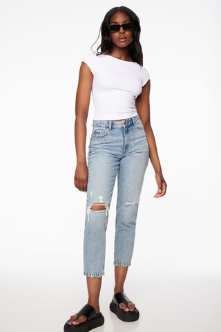Claudia Ultra High Waisted Jeans | Dynamite Clothing