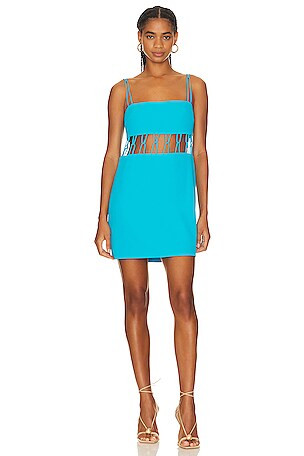 Janessa Dress in Aqua Blue | Revolve Clothing (Global)