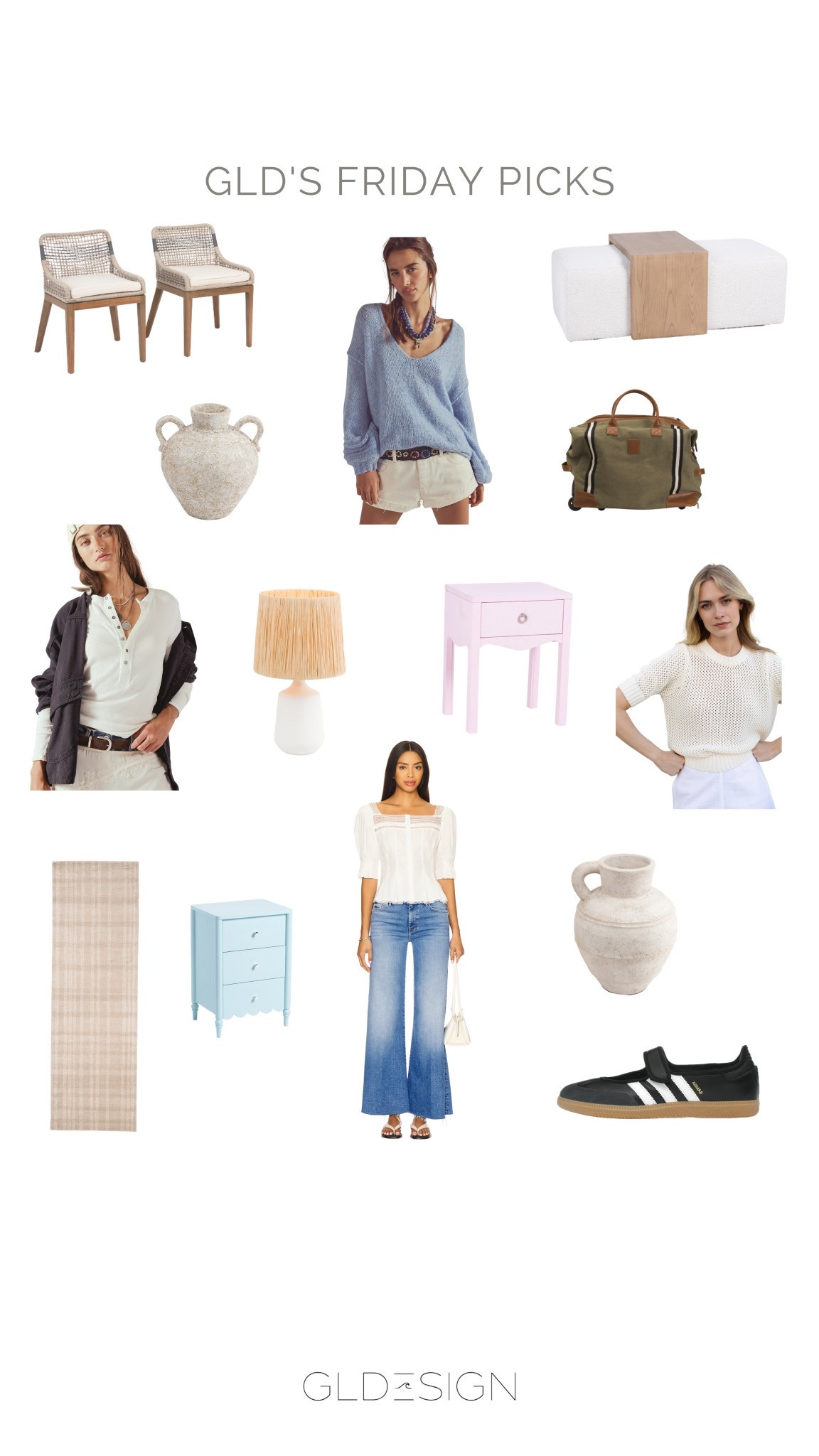 GLDESIGN Friday Picks 
#GLDESIGN #LTKdecor #LTKdenim #LTKsummer #LTKlighting #LTKsneakers

#LTKHome #LTKStyleTip #LTKShoeCrush