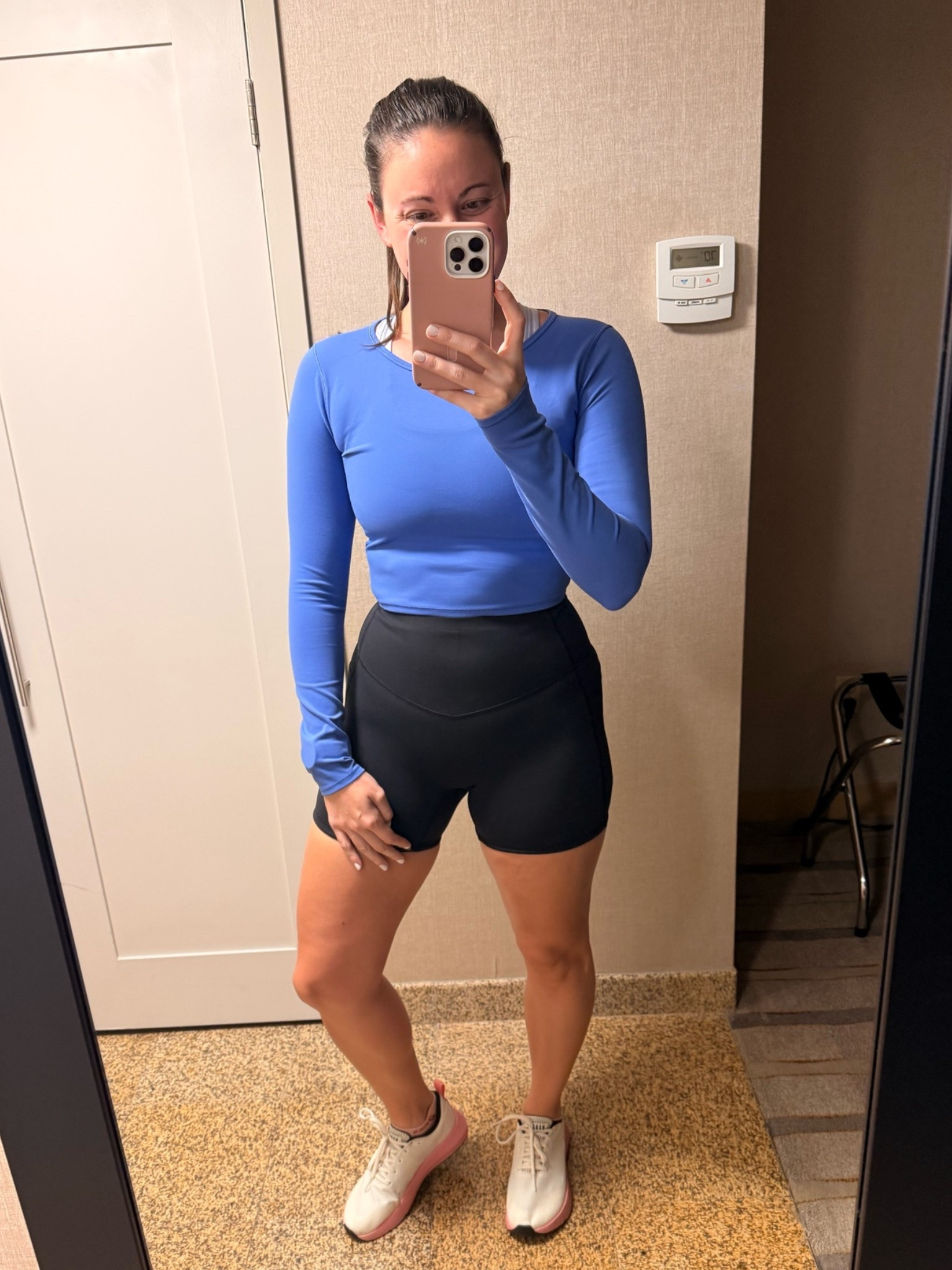 Let’s hit the gym for a hike on the treadmill! You know I love my Halara bike shorts for walks and runs! Got on a Nike sports bra, lululemon crop long sleeve and my Nobull shoes with asics socks! @Halara @Nike US @lululemon

#LTKfitnessgoals #LTKActive #LTKmorningroutine
