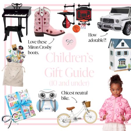 Children’s Gift Guide for Children under 10! The best items for the toddlers to tweens this Holiday Season! From bikes to doll houses and all the desired toys in between! 

#LTKGiftGuide #LTKHoliday #LTKkids