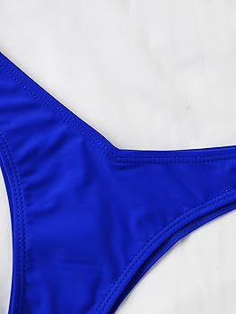 Verdusa Women's Sexy Triangle Bathing Two Pieces Swimsuit Bikini Set | Amazon (US)