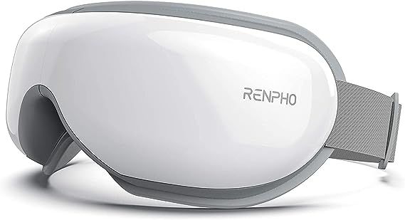 RENPHO Eye Massager with Heat, Bluetooth Music Heat Massager for Migraines, Relax and Reduce Eye ... | Amazon (US)