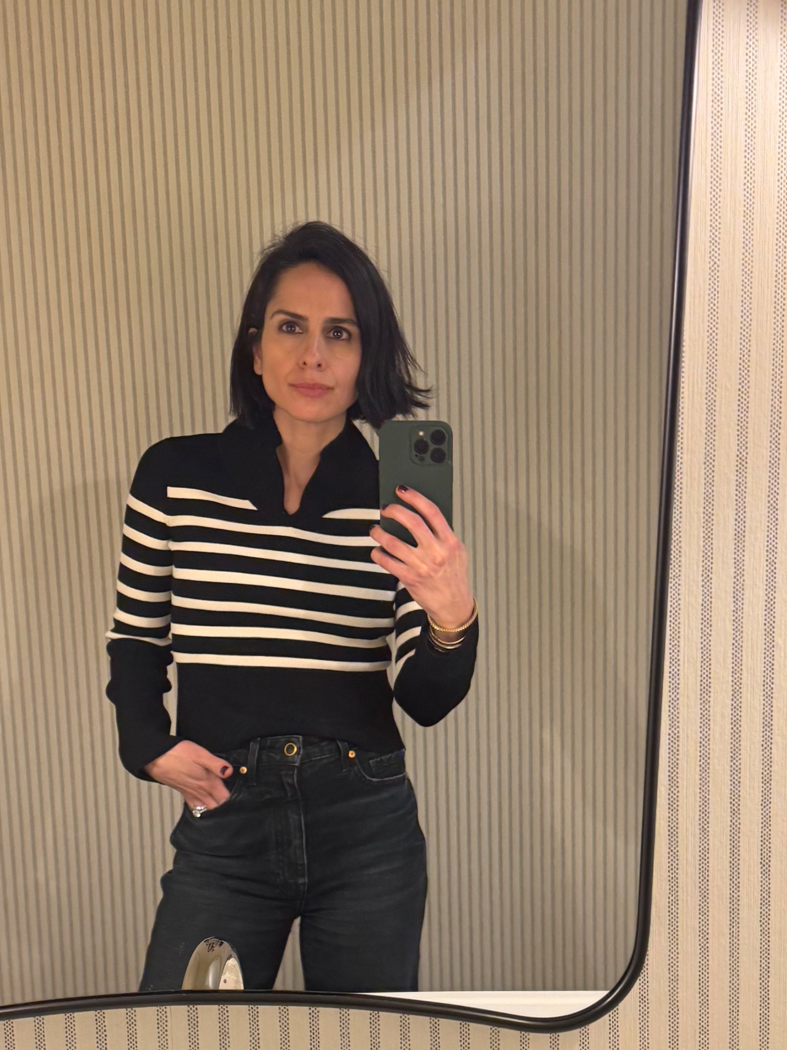 Fresh chop & my favorite jeans 