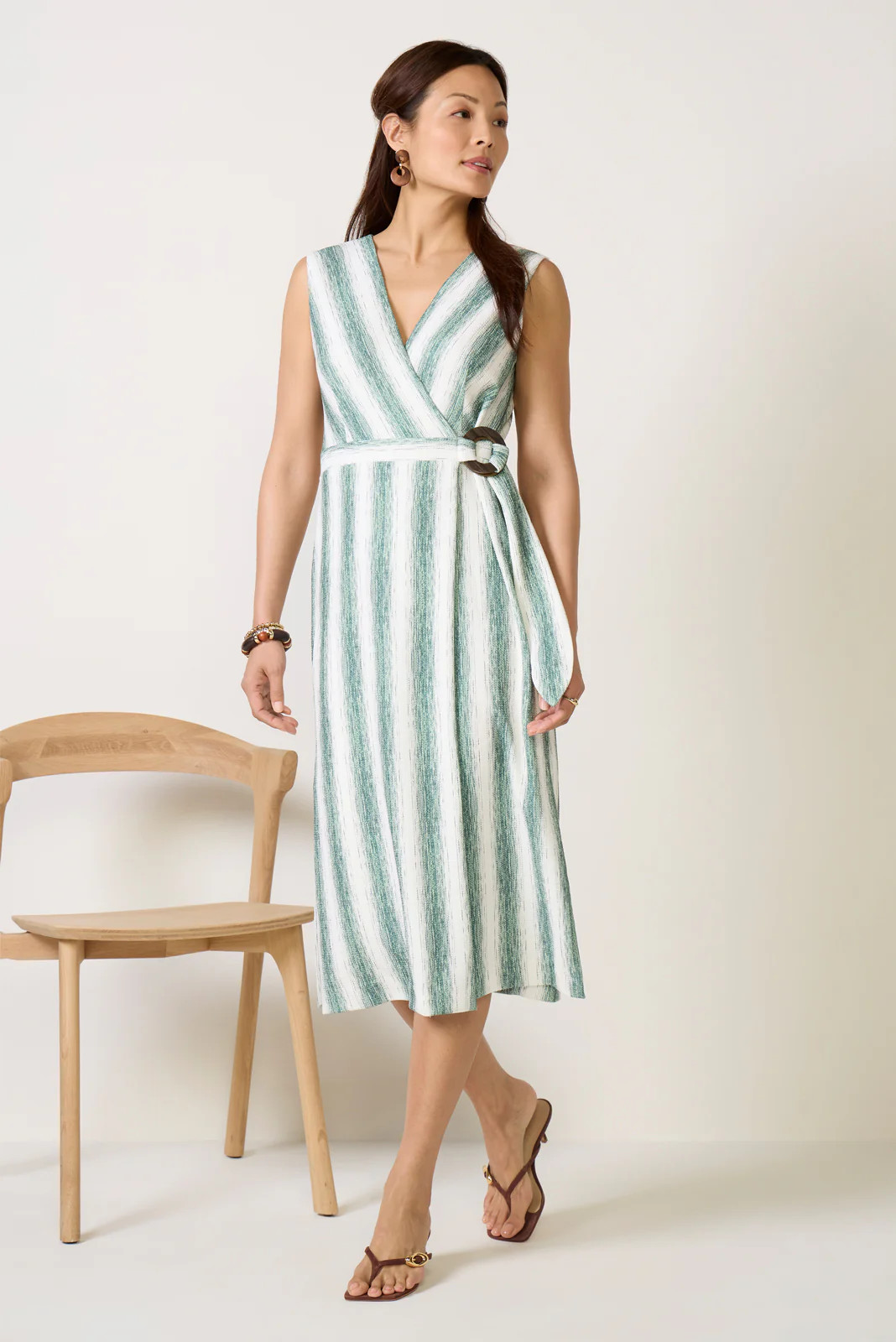 Ginny Faux Wrap Knit Midi | Evereve