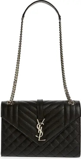 Saint Laurent Medium Monogram Matelassé Leather Shoulder Bag | Nordstrom | Nordstrom