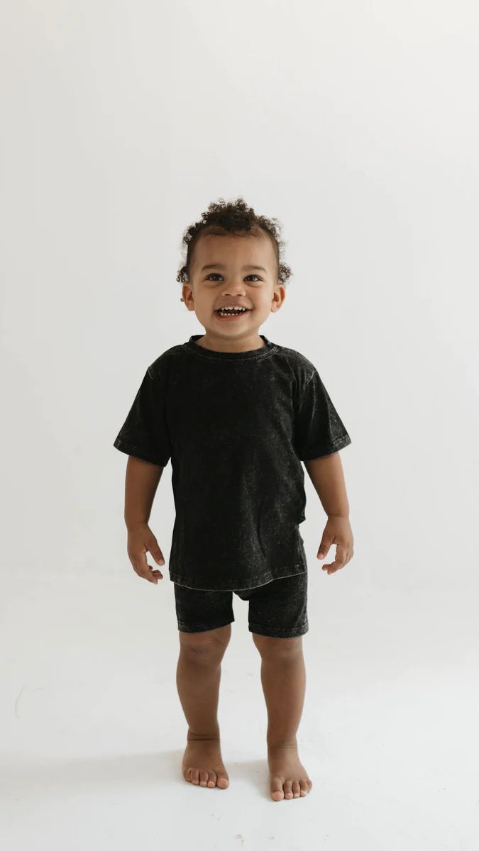 Midnight | Washed Child Short Set | Forever French