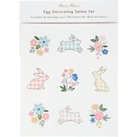 Egg Decorating Tattoo Kit, Includes 27 Bunny & Spring-Themed Tattoos For Eggs, By Meri | Etsy (US)
