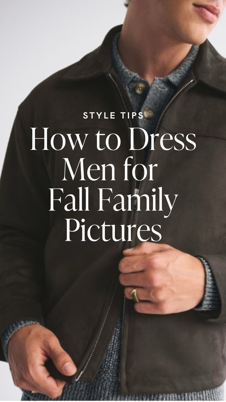 The #1 mistake men make in family photos? Showing up in jeans and sneakers 😬

I'm sharing the exact secrets I tell my photography clients to show up looking stylish and confident. These are my style tips and swaps that will elevate your family photos and create family photos you LOVE this fall. 

➞ Swap denim for colored pants, chinos or corduroy pants
 ➞ Add style and depth with layers — think a button-down shirt under a sweater or a chocolate brown suede jacket over a textured shirt
 ➞ Mix in rich textures like suede or ribbed knits. Texture adds so much to the photos and works great when you are going for a monochromatic look or neutrals 
 ➞ Skip the Nikes and opt for loafers, boots or leather sneakers 
 ➞ Stick to timeless fall tones or neutrals: navy, camel, olive, stone, cream, rust 

➞ Fit is everything. Slim, clean lines > baggy or boxy.

📩 Comment MEN and I’ll send you the exact outfits and curated items I recommend — or shop them now on my LTK (link in bio).

➞ Share this with a friend that will be panic buying family outfits this fall.

Men's fall fashion - men's style - men's outfits - men family photos - men's corduroy pants - nordstrom - Abercrombie- jcrew - mango - men's fall sweaters - men's style - thanksgiving outfits for men 

#LTKMens #LTKStyleTip