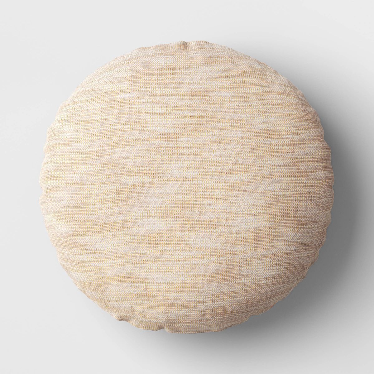 Woven Cotton Slub with Gold Lurex Round Throw Pillow - Threshold™ | Target