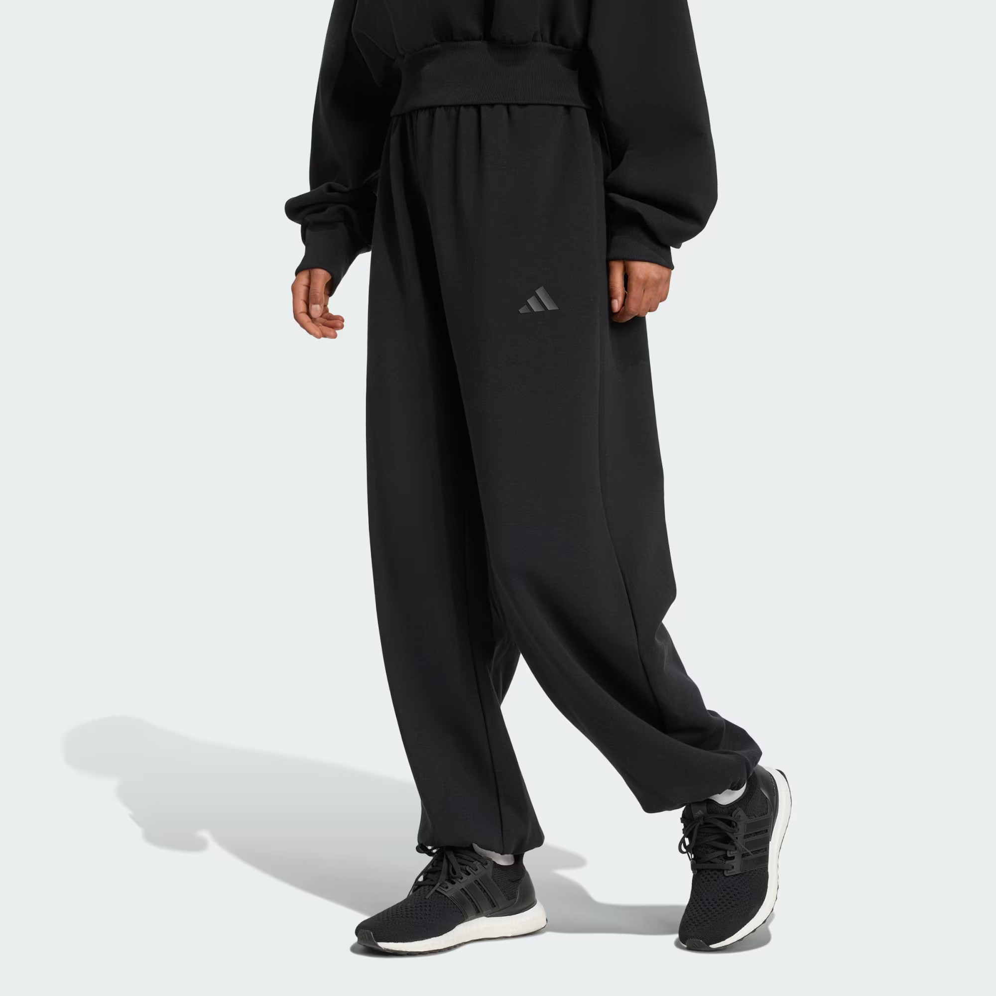 adidas Soft Lux Loose Pant - Black | Free Shipping with adiClub | adidas US | adidas (US)