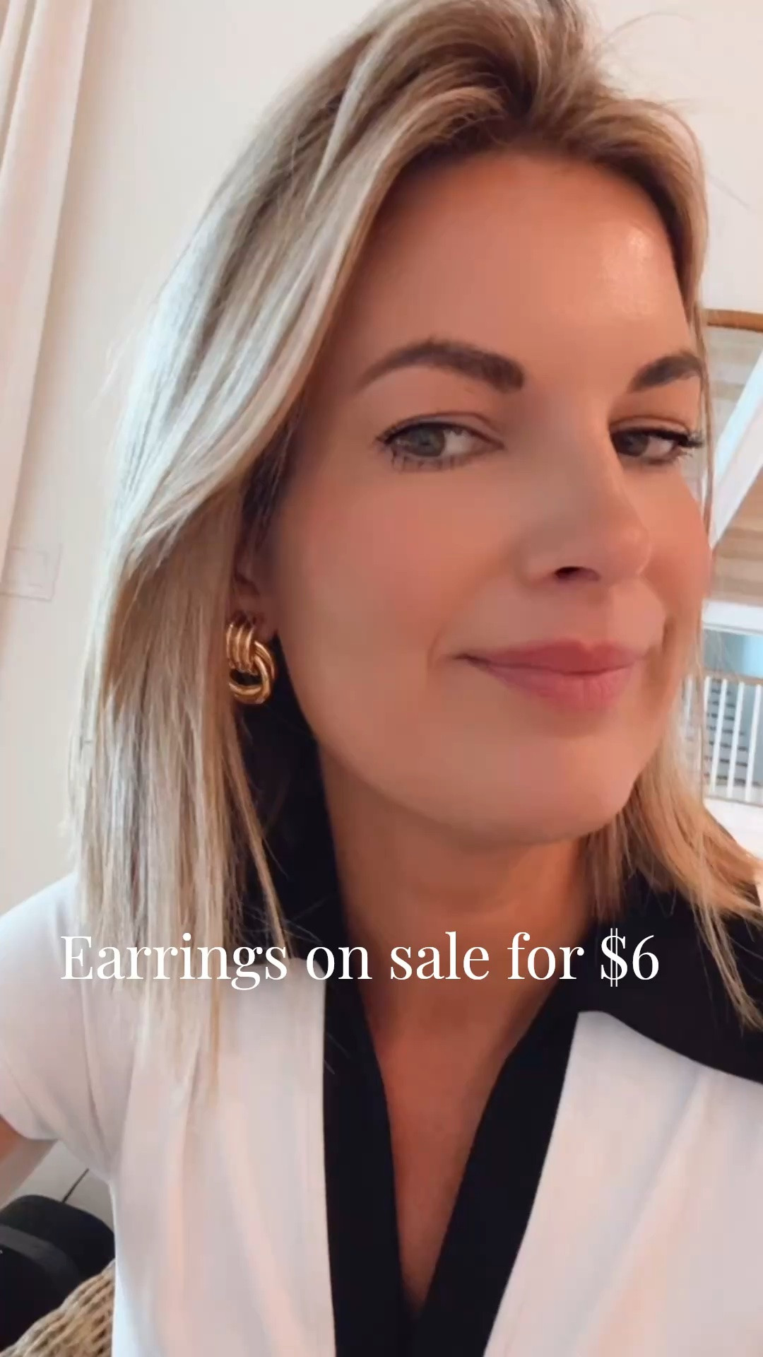 Headed to golf in this fitted polo and these earrings on sale for $6 for Amazon prime day.