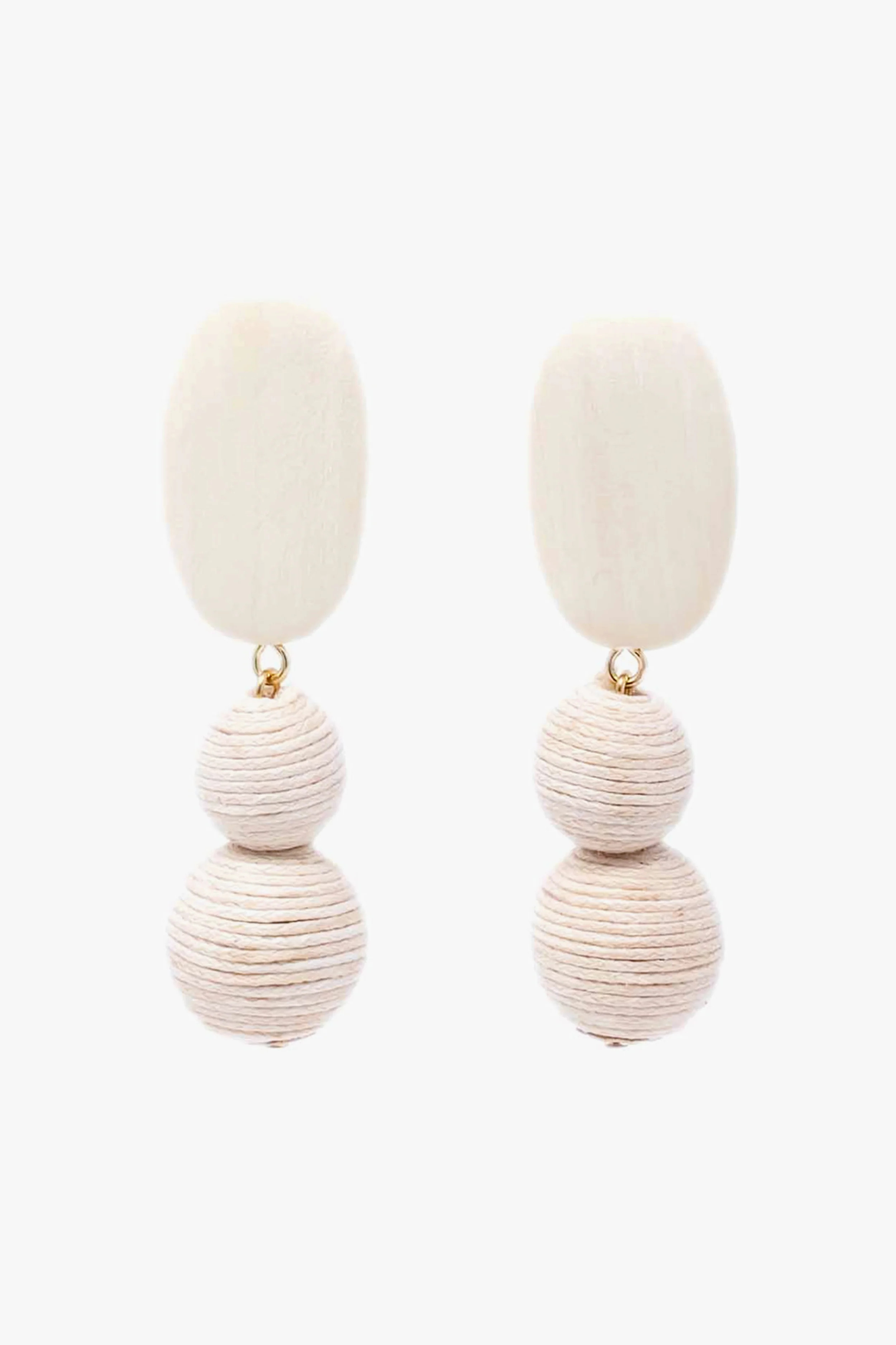 Woven Balls Earrings | Tuckernuck (US)
