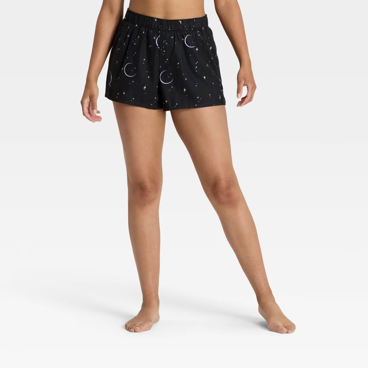 Women's Halloween Flannel Boxer Pajama Shorts - Hyde and EEK! Boutique™ | Target