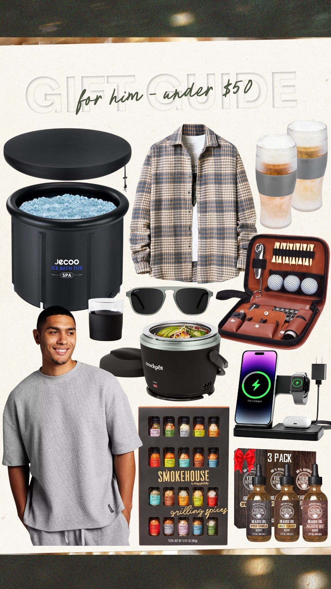 Last minute gifts for him under $50!


Gift guide, gift ideas, gift inspo, holiday gift guide, gifts for him, gifts for husband, gifts for boyfriend, gifts for brother, gifts for dad, gifts for father in law, Christmas gifts, Christmas gift ideas, men’s fashion, tech gifts, Amazon gifts 



#LTKMens #LTKHoliday #LTKGiftGuide