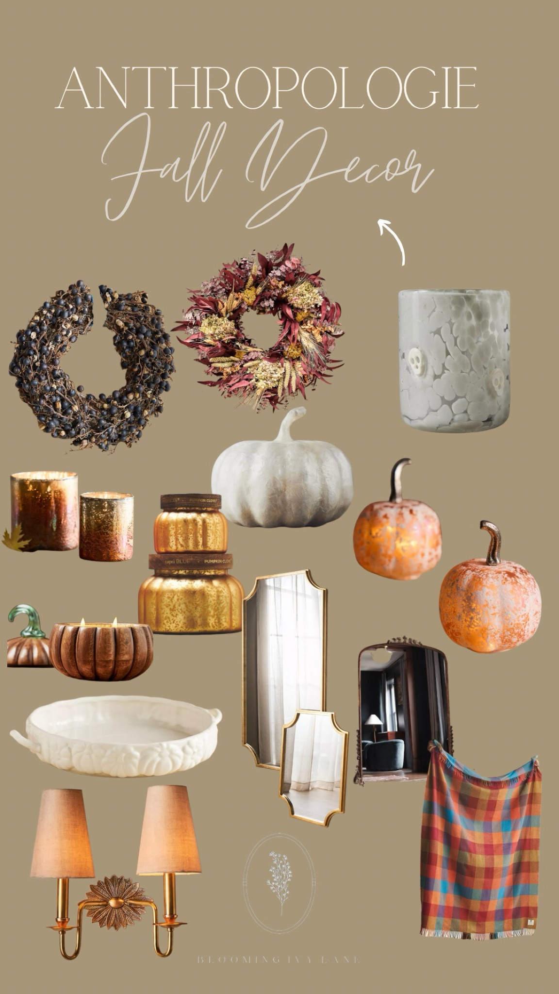 Fall decor, anthropolgie sale, home, living room decor, Halloween, mirrors, candles, cute home decor! 

#LTKHome #LTKFallSale #LTKSeasonal