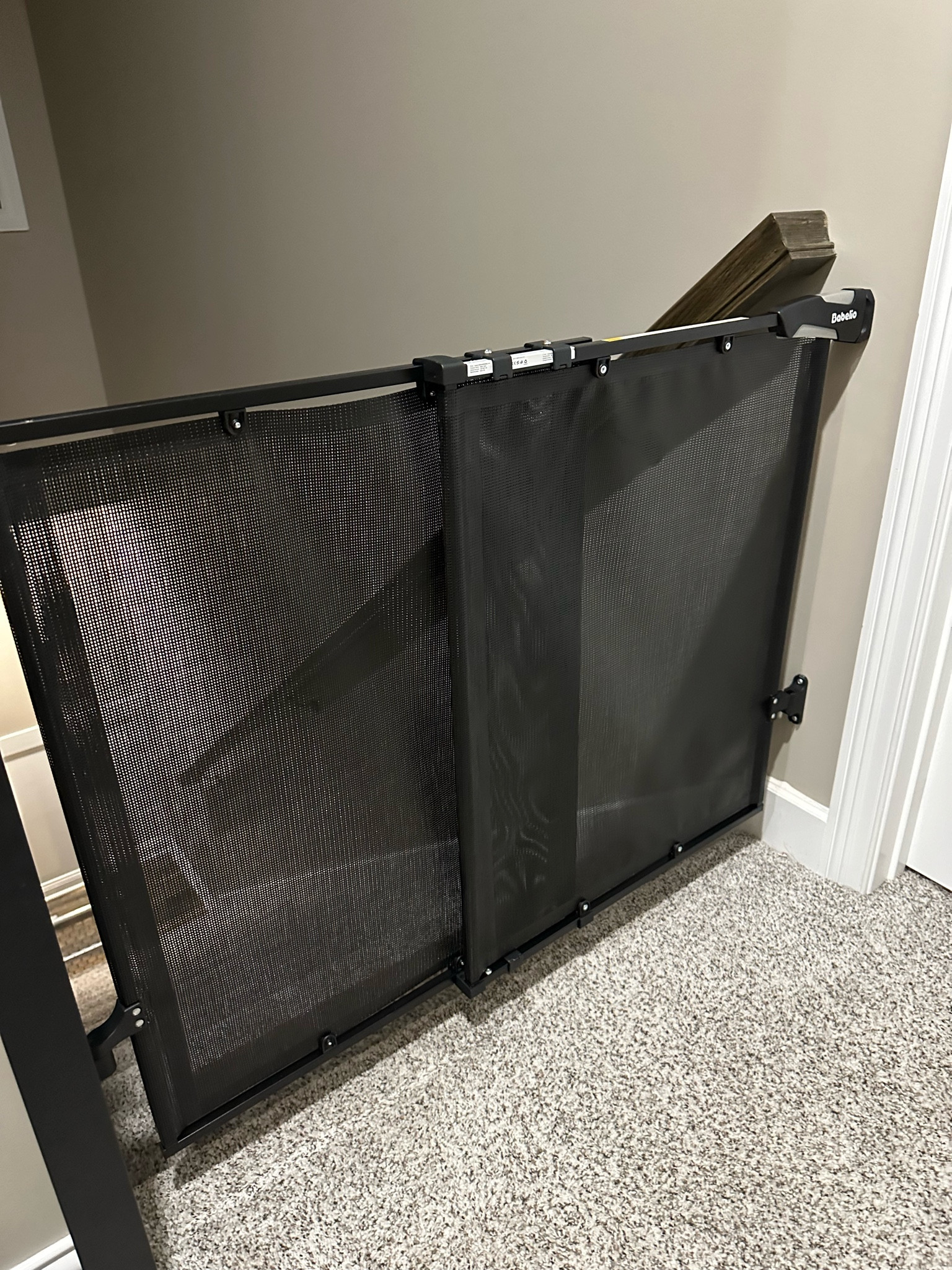 Best child and baby proof gate we have tried and we have tried a bunch! This one is reinforced on the bottom so they can’t slip underneath and there’s nothing for them to climb on  

#LTKFamily #LTKBaby #LTKKids