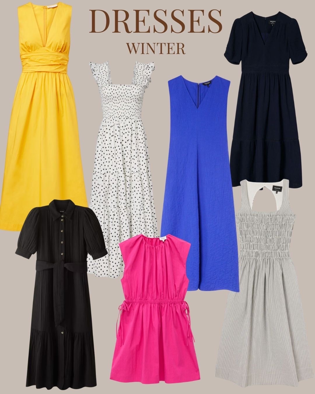 Summer dresses - Winter colour palette

#LTKsummer