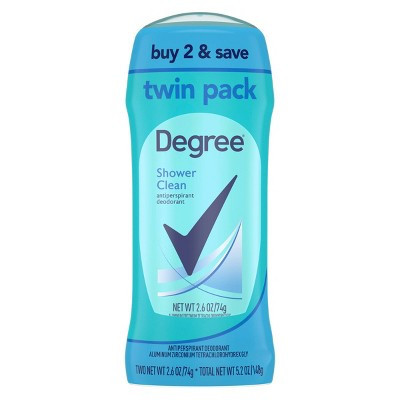 Degree Shower Clean 48-Hour Solid Antiperspirant & Deodorant - 2.6oz/2ct | Target