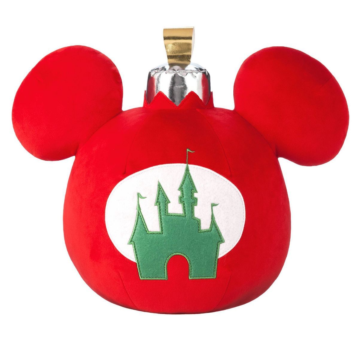Disney Mickey Mouse Kids' Icon Holiday Ornament Throw Pillow | Target