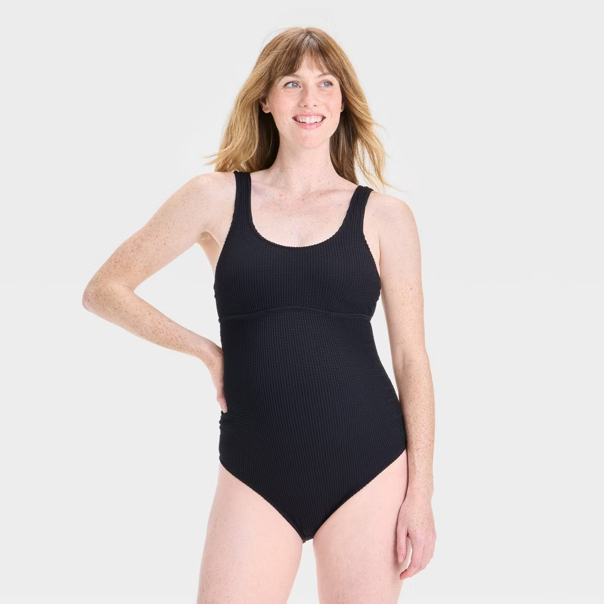 Crinkle Maternity Swimsuit - Isabel Maternity by Ingrid & Isabel™ | Target