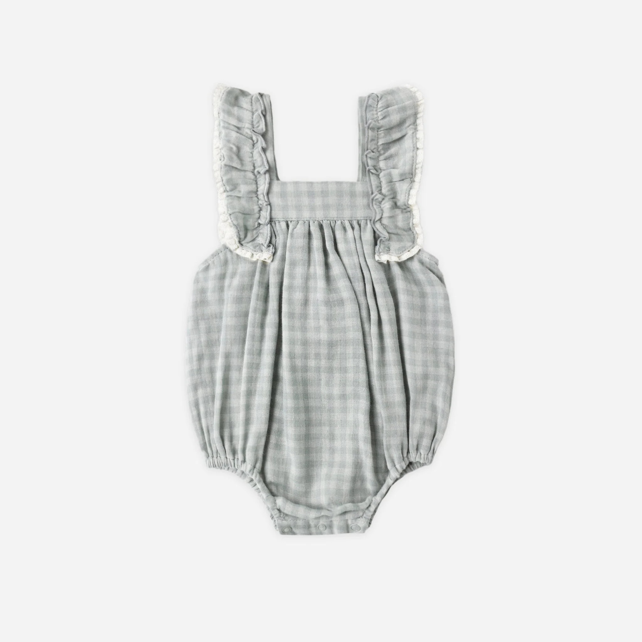 Maya Romper | Green Gingham | Shop.app