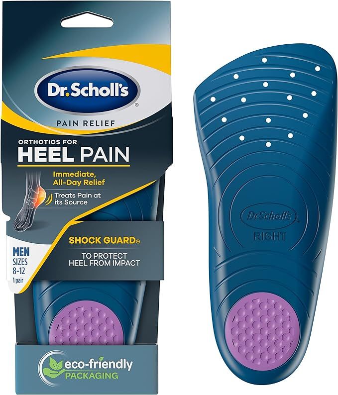 Dr. Scholl's Heel Pain Relief Orthotics // Clinically Proven to Relieve Plantar Fasciitis, Heel S... | Amazon (US)
