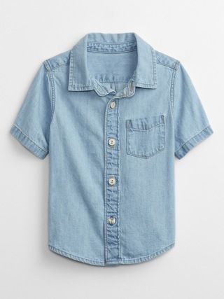 Toddler Denim Shirt with Washwell | Gap Factory