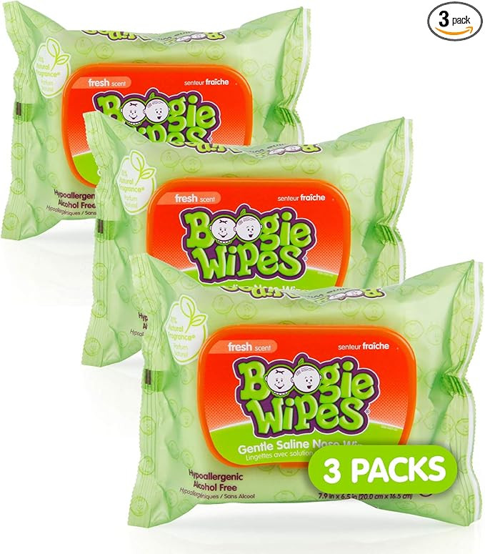 Boogie Wipes Gentle Wet Wipes for Baby and Kids, Face, Hand, Body & Nose, HSA/FSA Eligible, Made ... | Amazon (US)