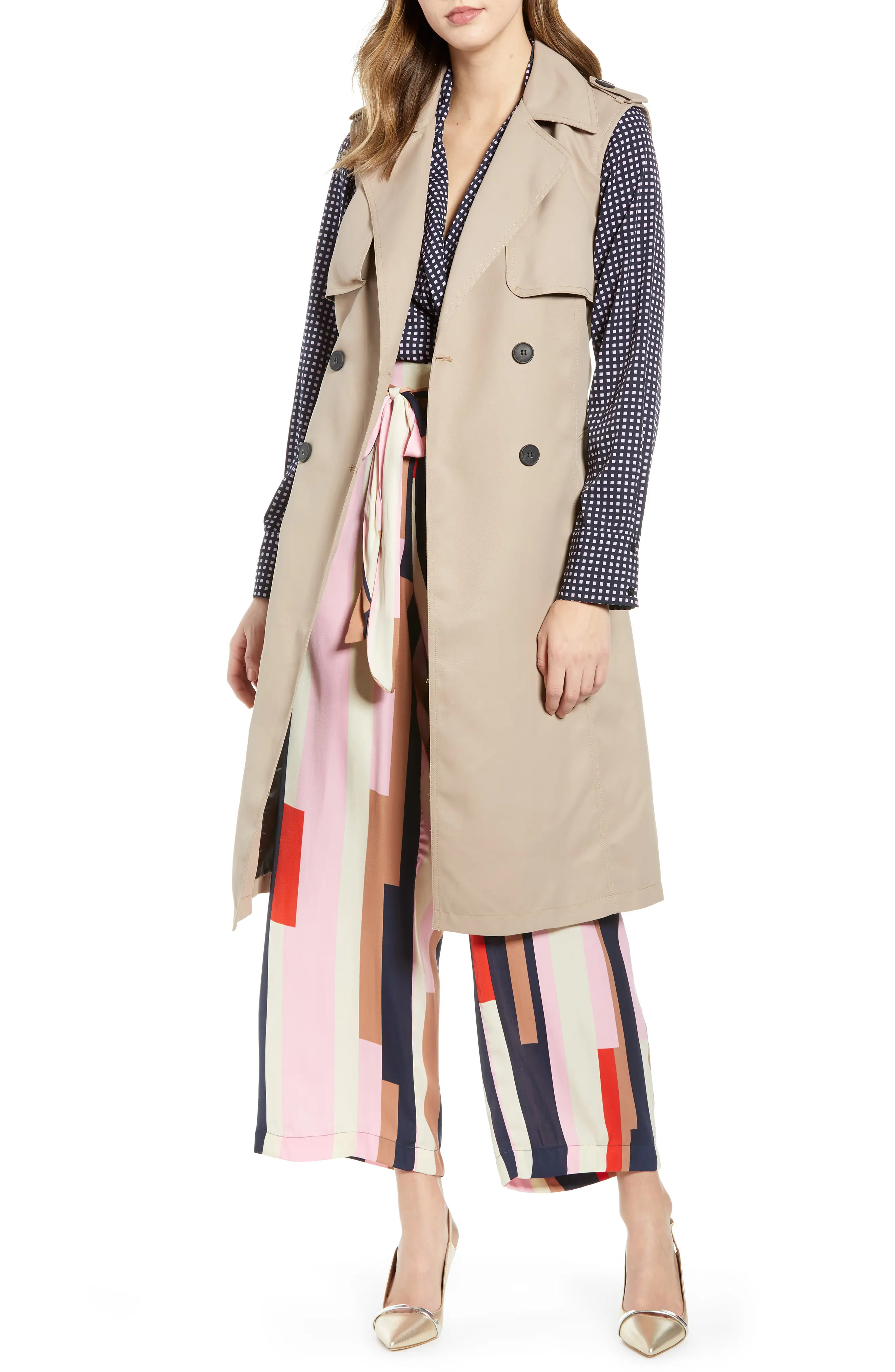 Sleeveless Long Vest | Nordstrom