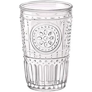 Bormioli Rocco Romantic Cooler Glass, Set of 4, 16 oz, Cotton Candy | Amazon (US)