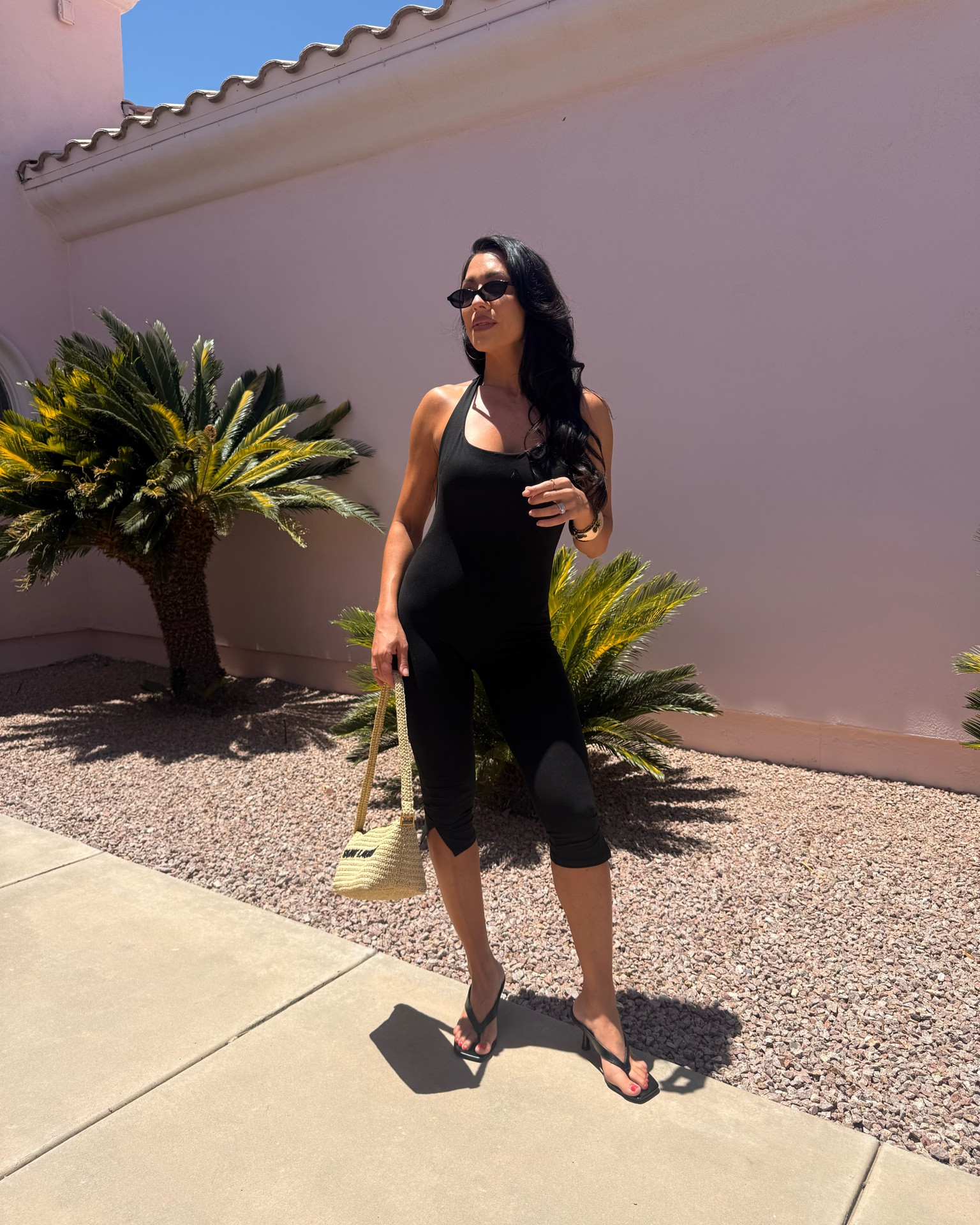 Happy Thursday!! Sharing todays outfit of the day 

Amazon Capri jumpsuit size XS 
Amazon heels 
Borrowed bag from vivrelle (found on Walmart!)

#LTKootd #LTKgrwm #LTKdayinmylife