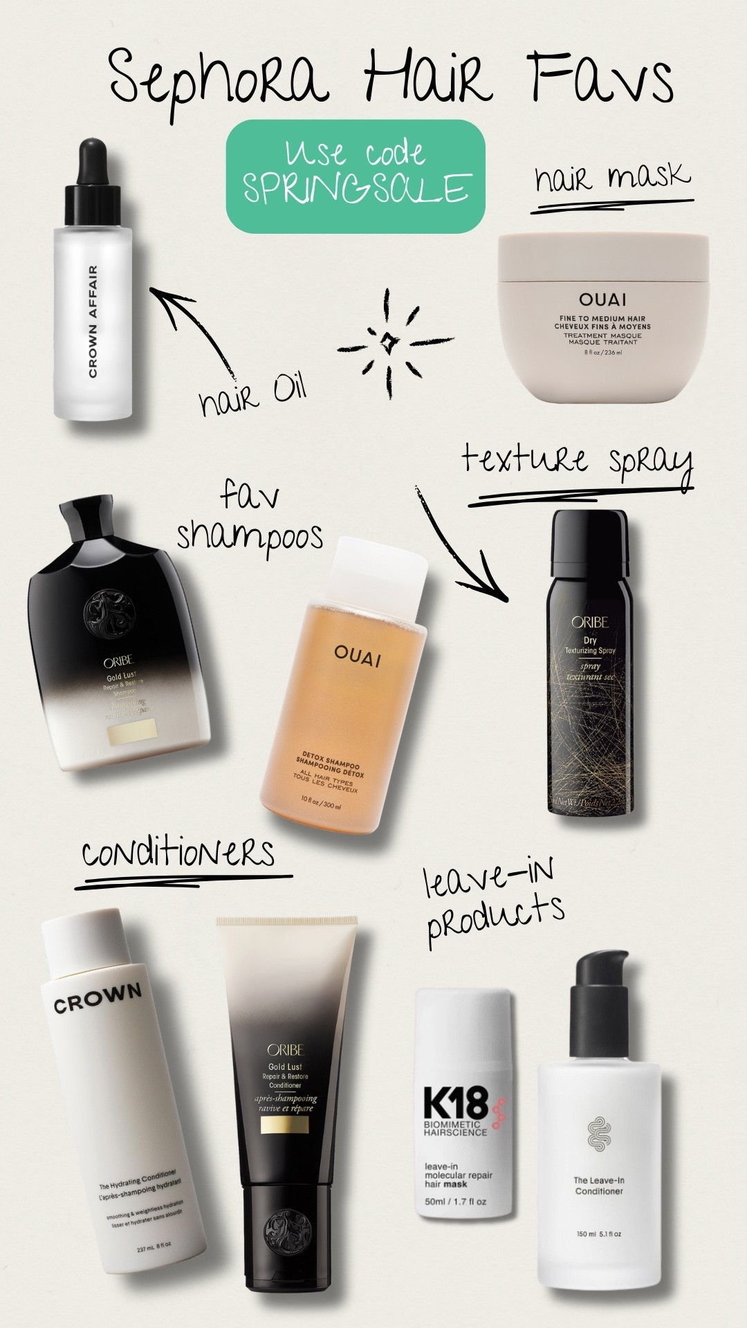 Sephora hair favs!! Use code SPRINGSALE to save! #SephoraSale

#LTKHome #LTKBeauty