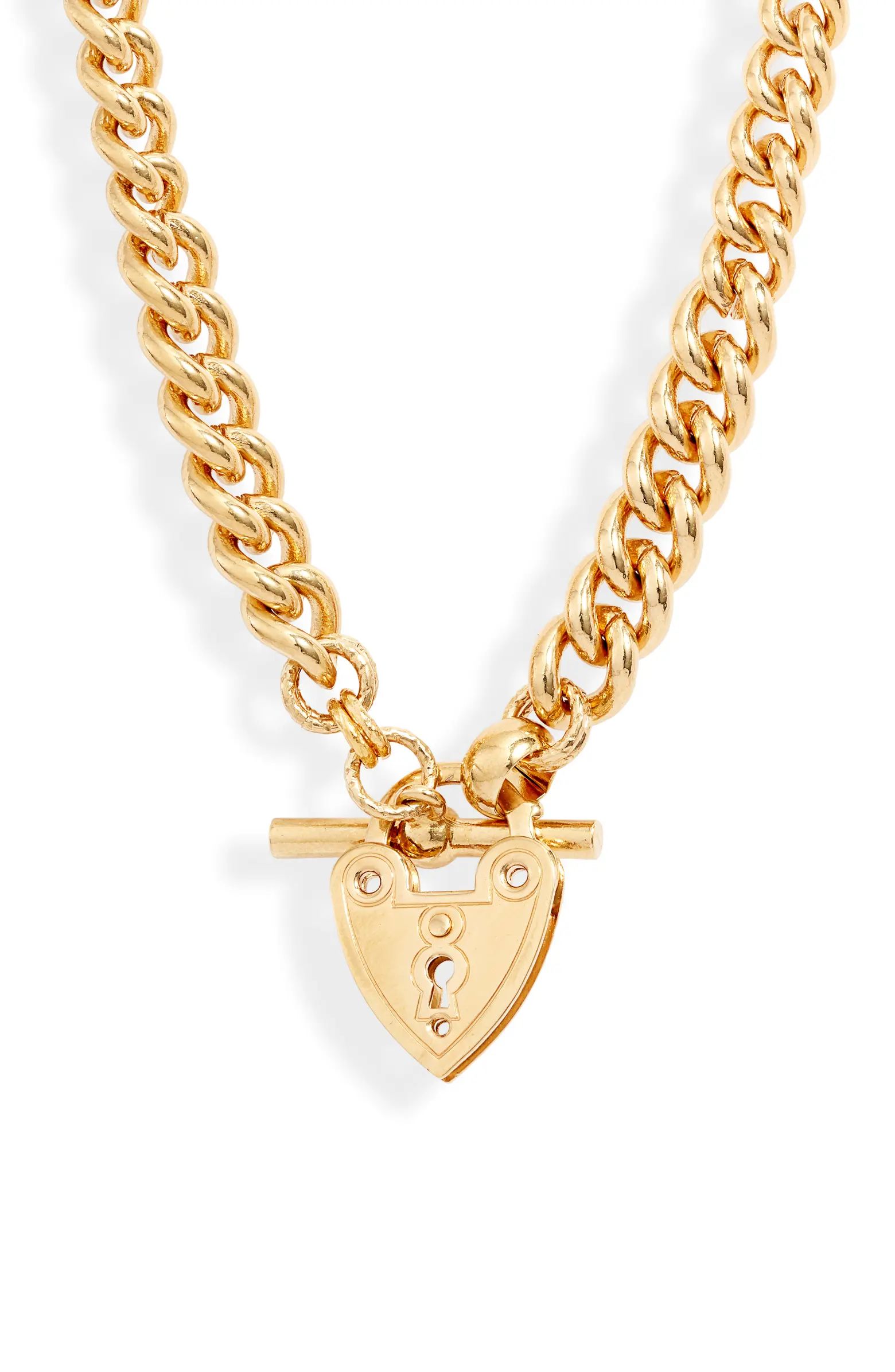Locked Heart Toggle Necklace | Nordstrom